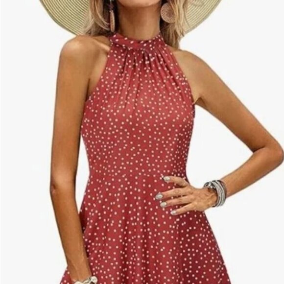 STYLEWORD HALTER MAXI DRESS PARTY WEDDING COCKTAIL - Picture 3 of 16